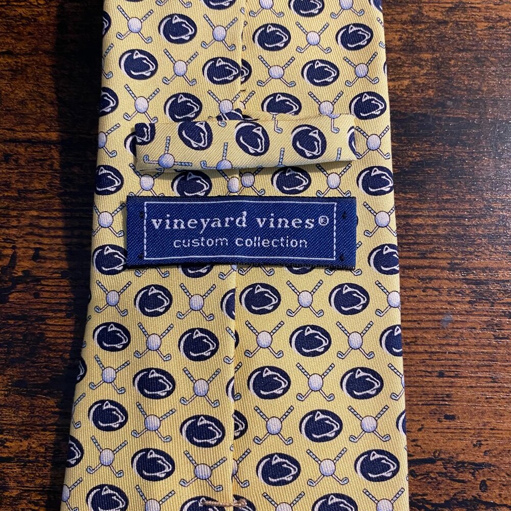 Vineyard Vines Penn State Golf Tie - Picture 6 of 7